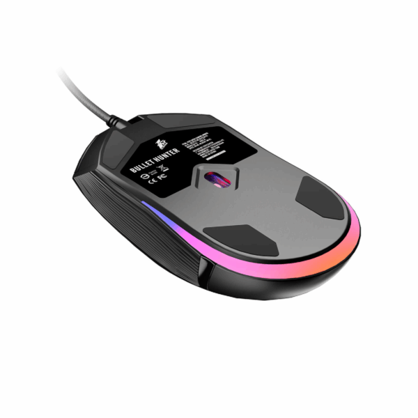 MOUSE 1ST PLAYER BULLET HUNTER BH5.0 RGB BLACK