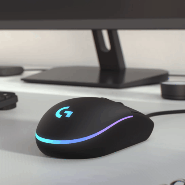 MOUSE LOGITECH G203 LIGHTSYNC GAMING RGB BLACK