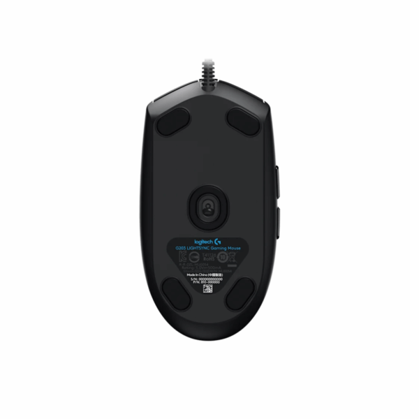 MOUSE LOGITECH G203 LIGHTSYNC GAMING RGB BLACK