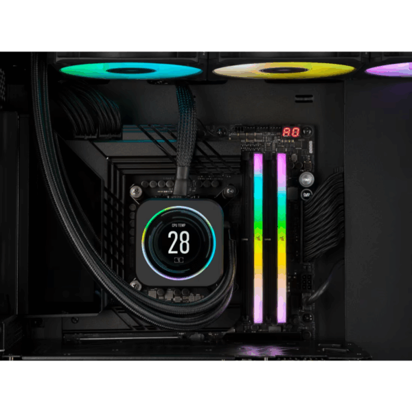 RAM CORSAIR VENGEANCE RGB 6000MHz 2x16GB DDR5 CL38 BLACK