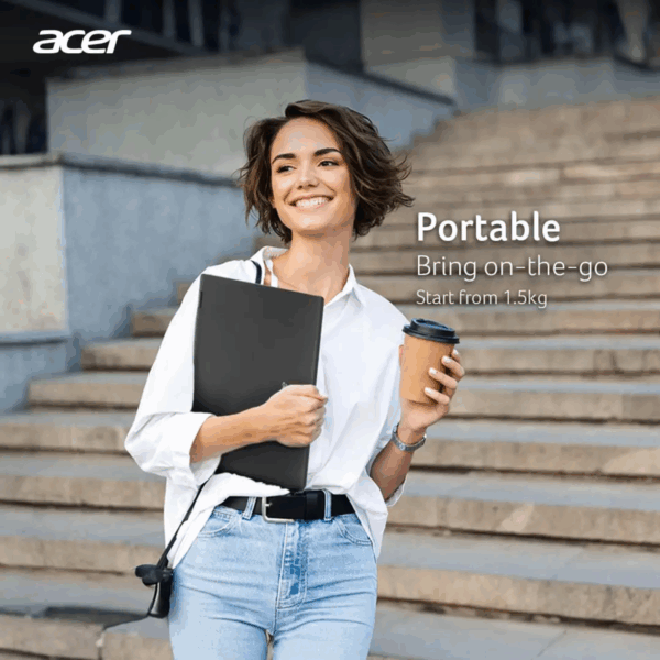 Acer PdPORTABLE MONITOR ACER PD193QTE DUAL TOUCH 18.5″ 100HZ IPS193qte (3)