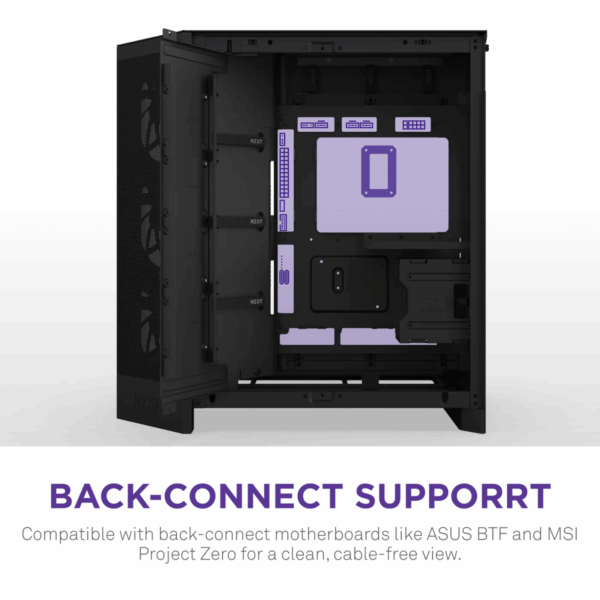 CASE NZXT H9 FLOW TG MID TOWER BLACK