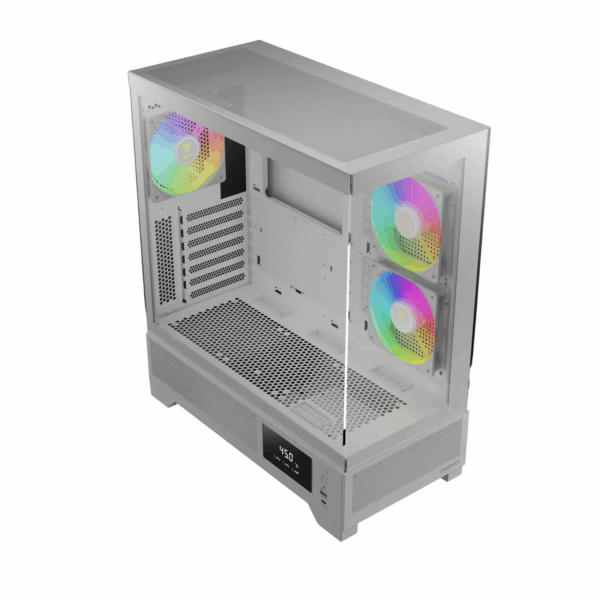 CASE GAMDIAS ATLAS M1 ARGB MID TOWER WHITE