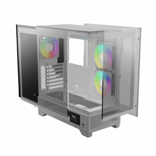 CASE GAMDIAS ATLAS M1 ARGB MID TOWER WHITE
