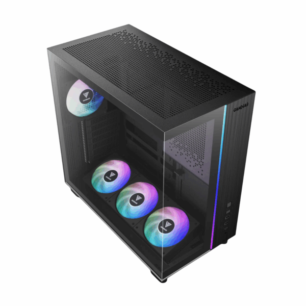 CASE GAMDIAS ATLAS M4 RGB MID TOWER BLACK