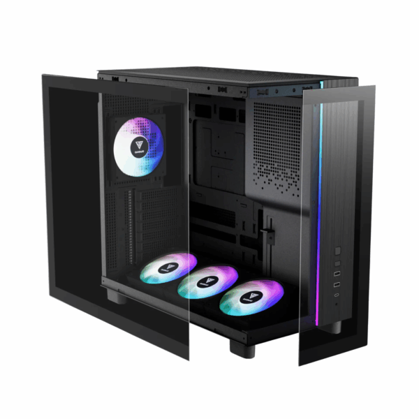 CASE GAMDIAS ATLAS M4 RGB MID TOWER BLACK