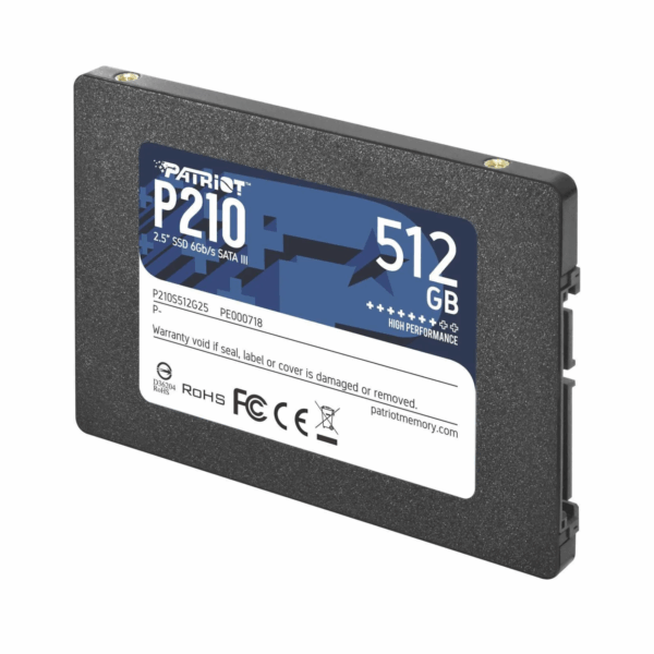 SSD PATRIOT P210 512GB 2.5” SATA3