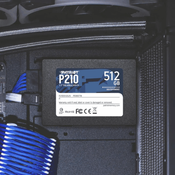 SSD PATRIOT P210 512GB 2.5” SATA3