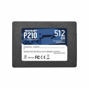SSD PATRIOT P210 512GB 2.5” SATA3
