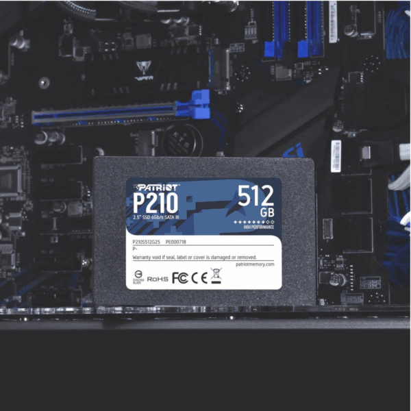 SSD PATRIOT P210 512GB 2.5” SATA3
