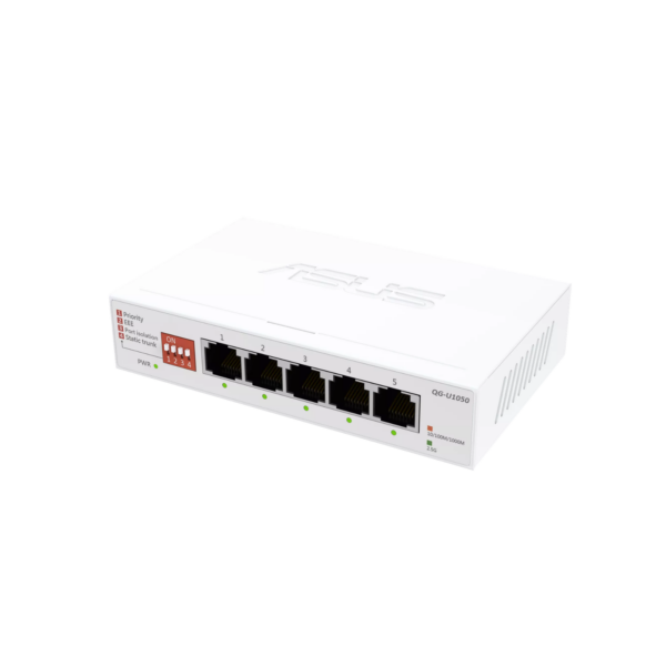 SWITCH ASUS QG-U1050 5-PORT 2.5 GIGABIT UNMANAGED