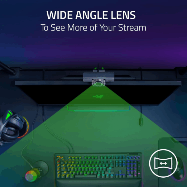 WEBCAM RAZER KIYO V2 X FHD 60FPS BLACK