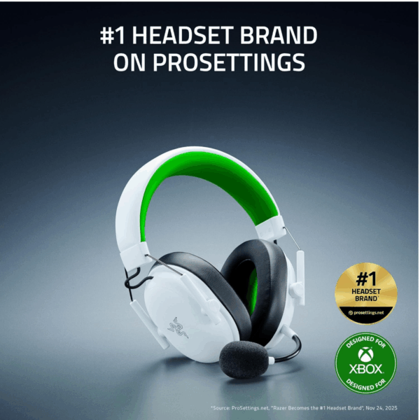 HEADSET RAZER BLACKSHARK V3 X HYPERSPEED WIRELESS WHITE XBO