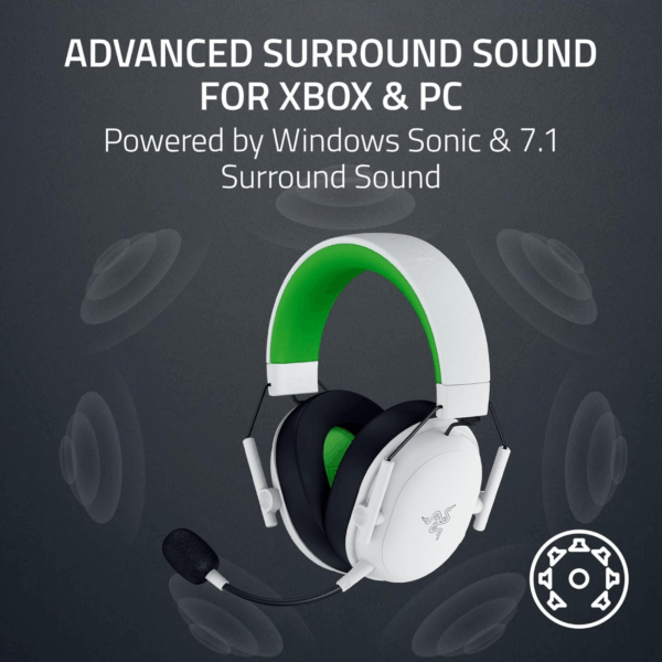 HEADSET RAZER BLACKSHARK V3 X HYPERSPEED WIRELESS WHITE XBO