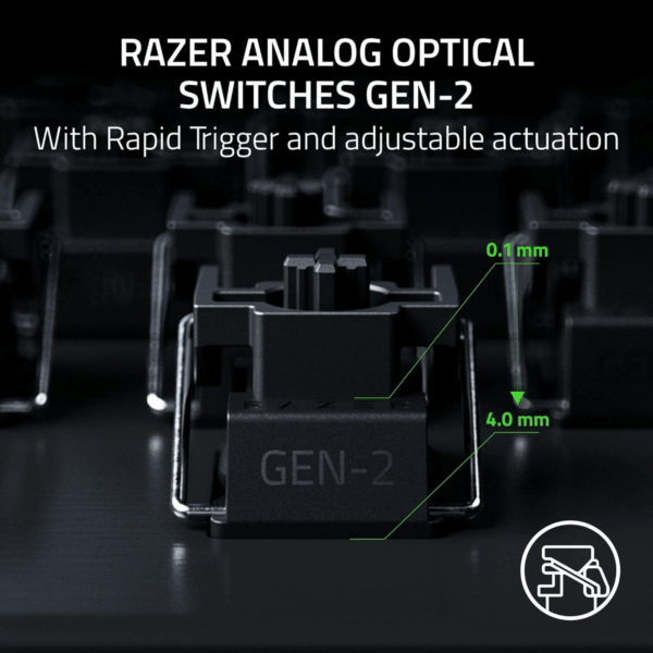 KEYBOARD RAZER HUNTSMAN V3 PRO 8KHZ OPTICAL