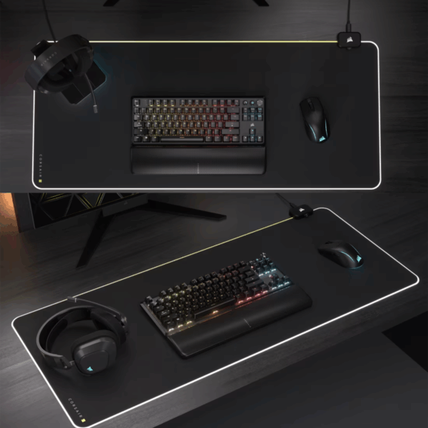 KEYBOARD CORSAIR K70 CORE TKL WIRELESS RGB LINEAR RED BLACK