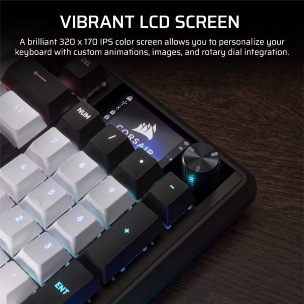 KEYBOARD CORSAIR VANGUARD 96 LCD RGB