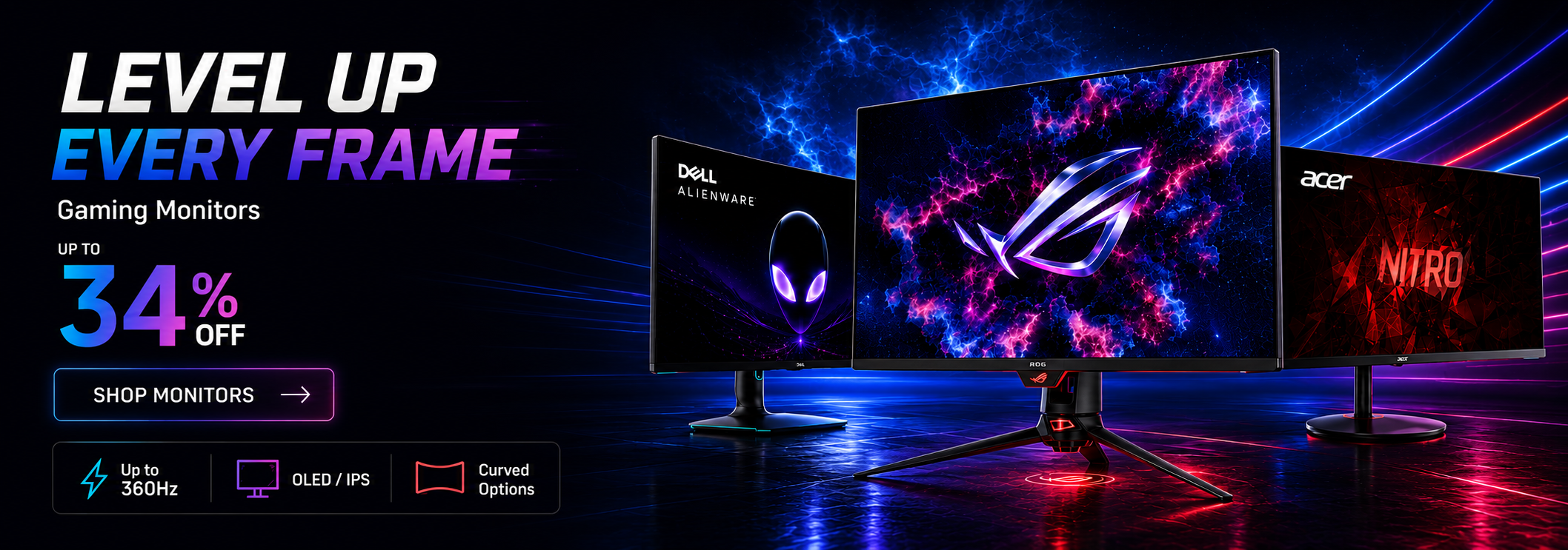 Monitors Banner 34% Off