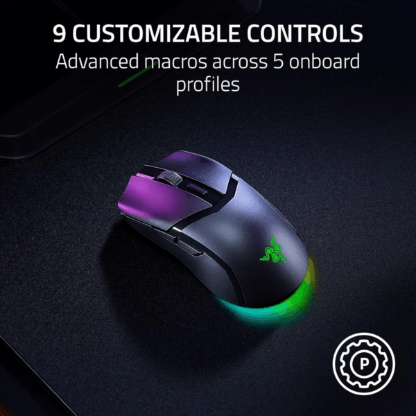 MOUSE RAZER COBRA HYPERSPEED WIRELESS RGB BLACK