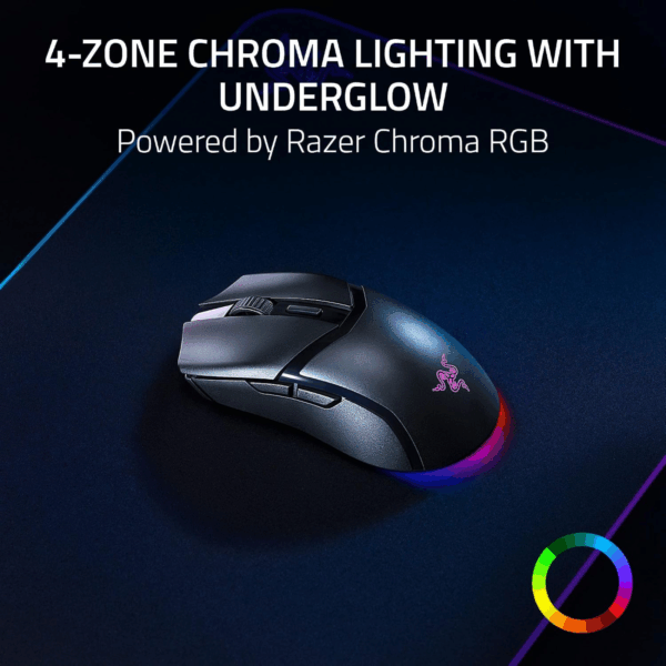 MOUSE RAZER COBRA HYPERSPEED WIRELESS RGB BLACK