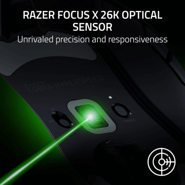MOUSE RAZER COBRA HYPERSPEED WIRELESS RGB BLACK