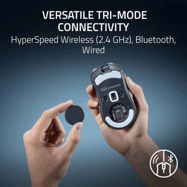MOUSE RAZER COBRA HYPERSPEED WIRELESS RGB BLACK