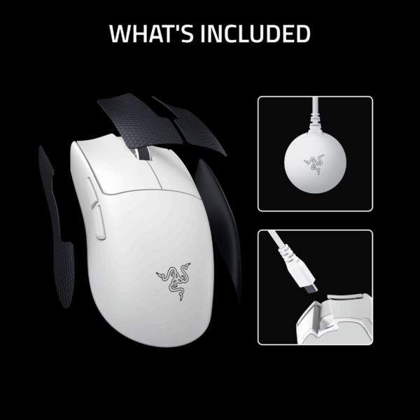 MOUSE RAZER VIPER V4 PRO WIRELESS WHITE