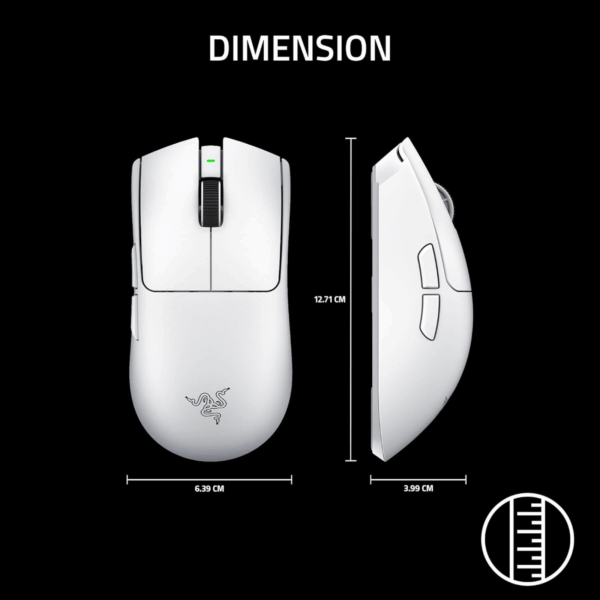 MOUSE RAZER VIPER V4 PRO WIRELESS WHITE