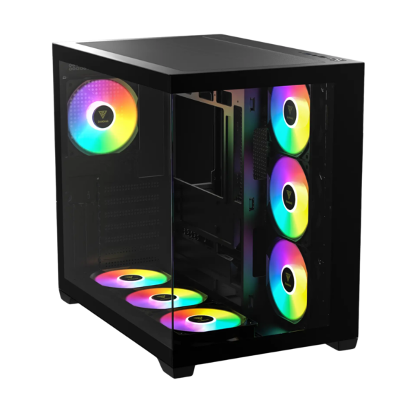 CASE GAMDIAS AURA GC107 ELITE ARGB MID TOWER BLACK