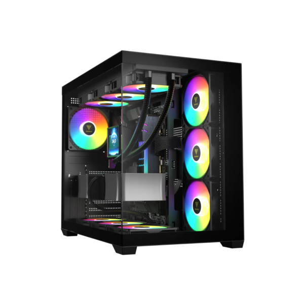 CASE GAMDIAS AURA GC107 ELITE ARGB MID TOWER BLACK
